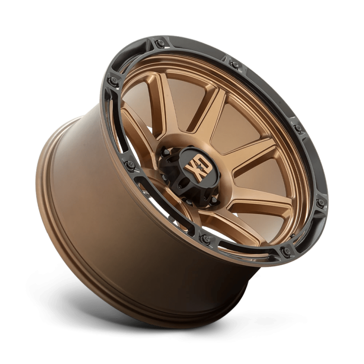 Kola z lehké slitiny XD863 Matte Bronze W/ Black LIP XD Series